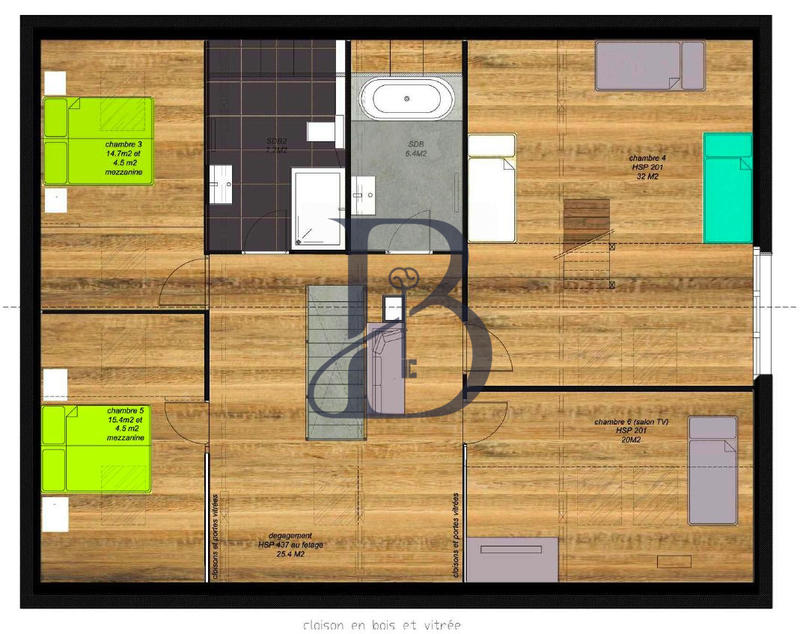 Maison - 195 m² - 8 pièces
