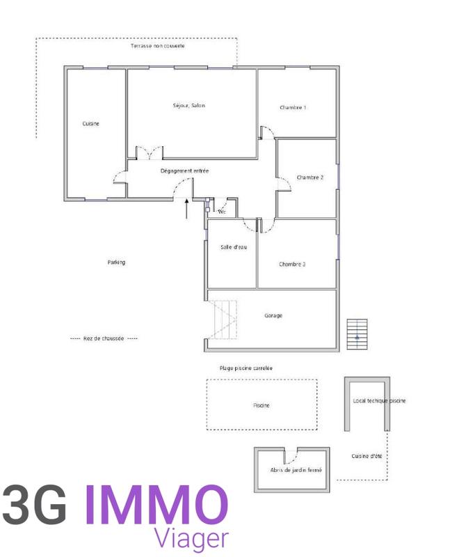 Viager - Villa - 210 m² - 8 pièces