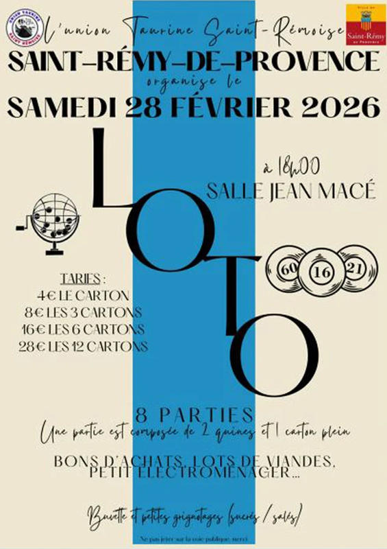 Loto de l'Union taurine Saint-Rémoise