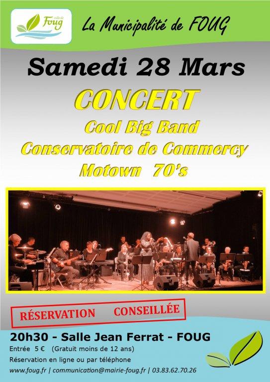 Concert Cool Big Band du conservatoire de Commercy