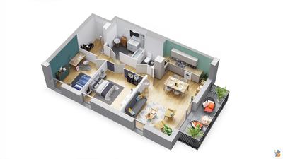 Appartement - 42 à 94 m² - 2 à 4 pièces