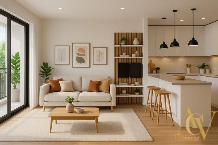 Appartement - 50 m² - 2 pièces