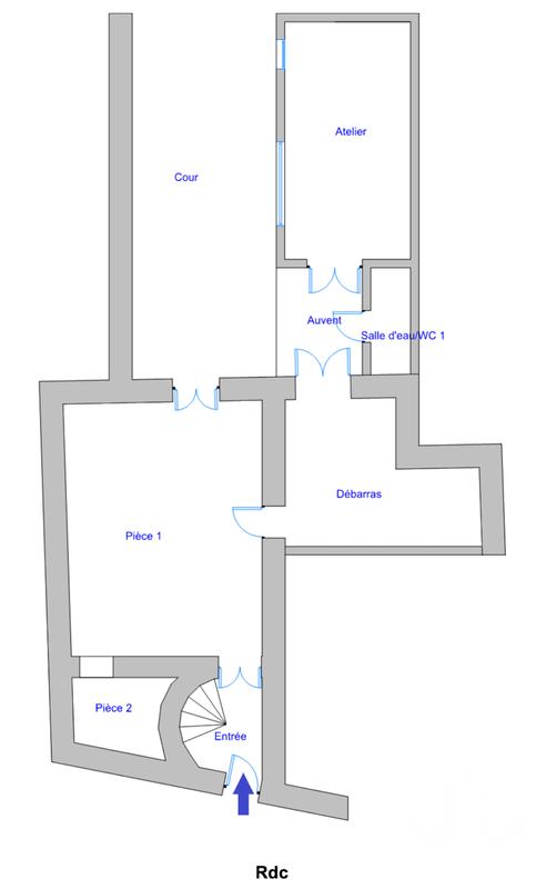 Maison de village - 180 m² - 5 pièces