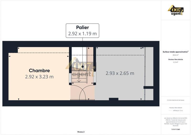 Appartement - 50 m² - 3 pièces