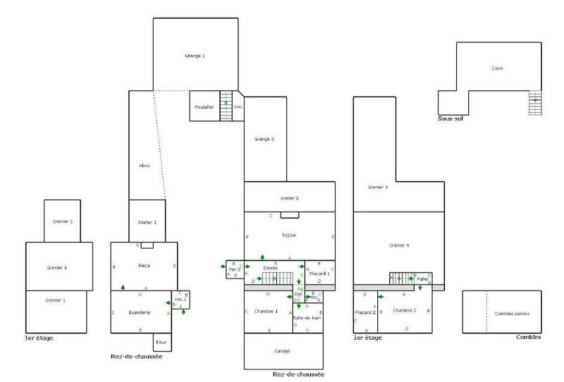 Maison ancienne - 125 m² - 4 pièces
