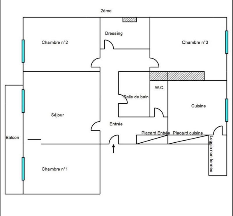 Appartement - 73 m² - 4 pièces