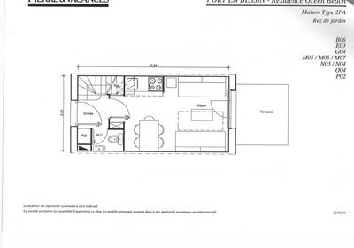 Appartement - 32 m² - 2 pièces