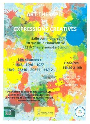 Atelier art thérapie et expressions créatives