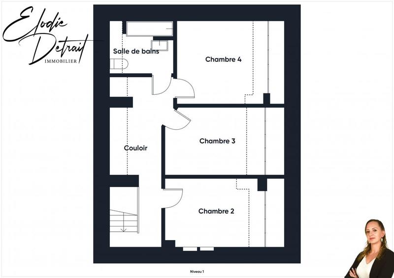 Maison - 105 m² - 6 pièces