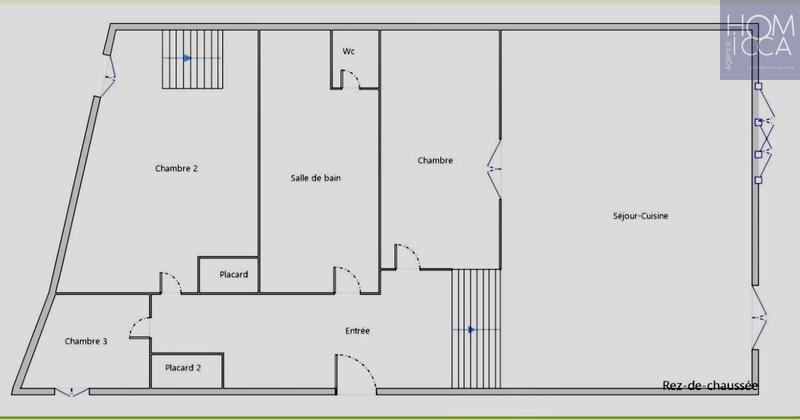 Appartement - 80 m² - 4 pièces