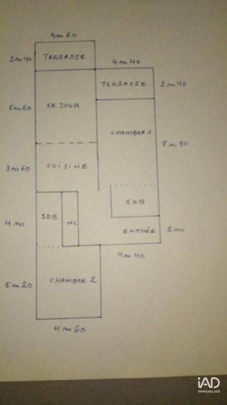 Appartement - 120 m² - 3 pièces