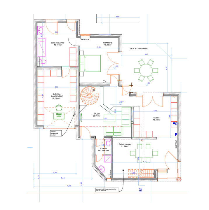 Maison - 195 m² - 10 pièces