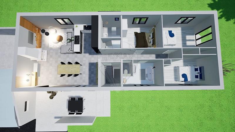 Maison - 99 m² - 3 pièces