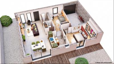 Maison - 73 m² - 4 pièces