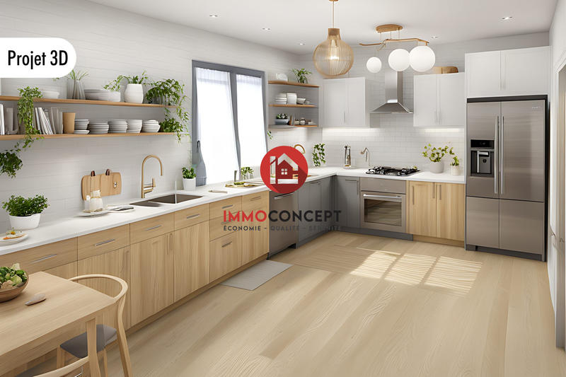 Maison traditionnelle - 104 m² - 5 pièces