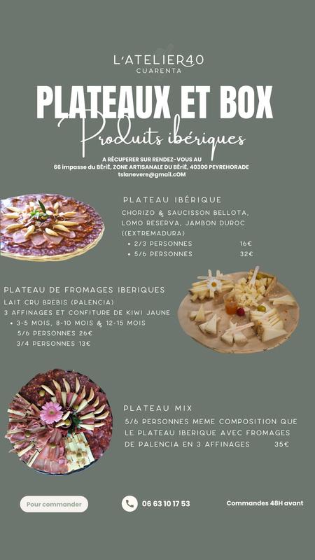 L'atelier 40- Cuarenta installera son corner éphémère chez les gourmandises de Nicolas