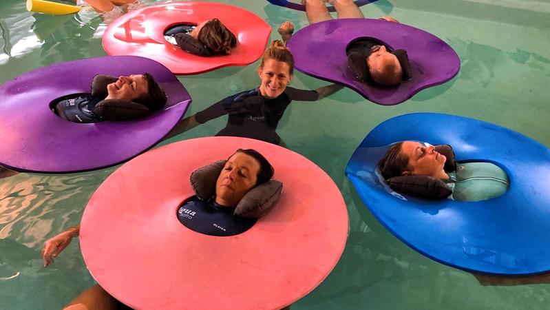 Sophrologie dans l'eau avec la méthode Aguasofro