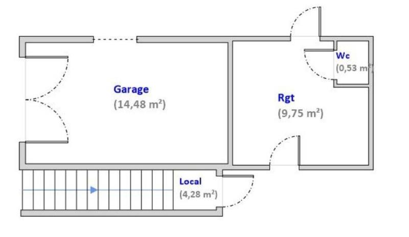 Appartement - 57 m² - 3 pièces