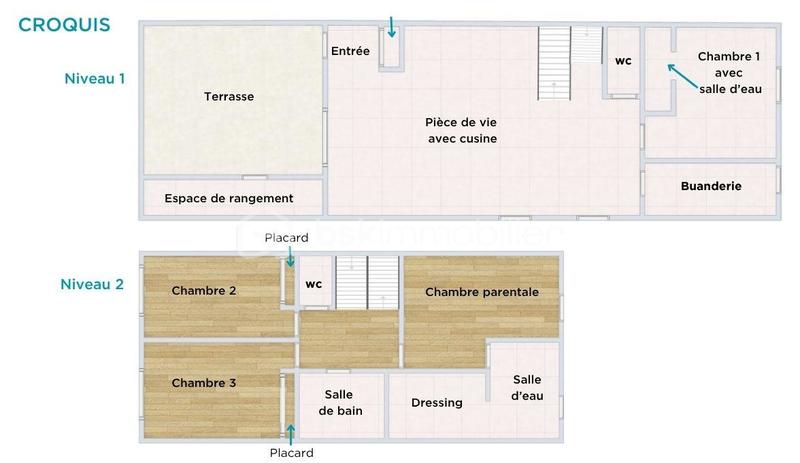 Appartement - 120 m² - 5 pièces