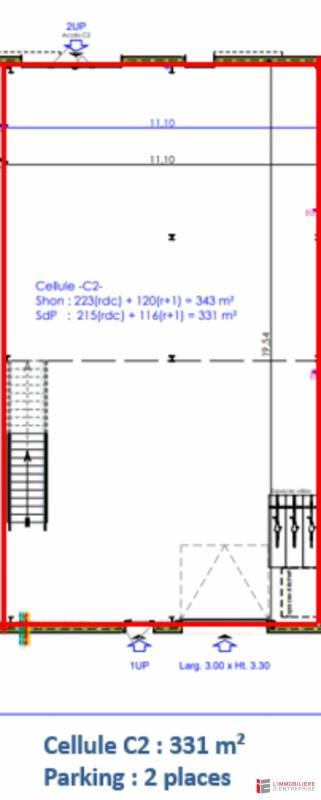 Local d'activité / Entrepôt - 331 m²