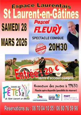 "Rires avant tout" spectacle Music'hall avec Pascal Fleury