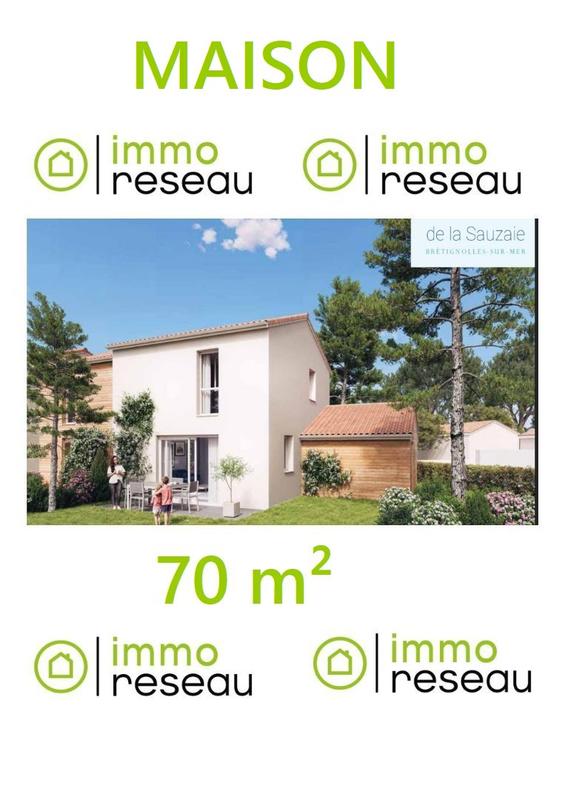 Maison - 70 m² - 3 pièces