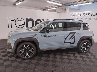 Renault R 4 E-Tech électrique techno 150 ch autonomie confort