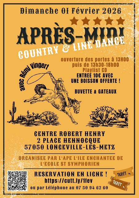 Après-Midi Country et Line dance