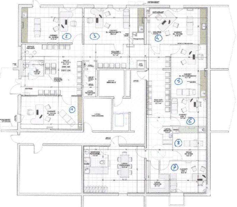 Local commercial - 250 m² - 2 pièces