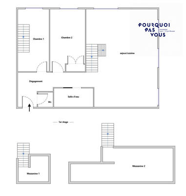 Appartement - 80 m² - 3 pièces