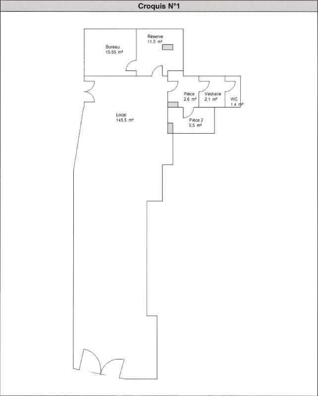 Local commercial - 184 m²