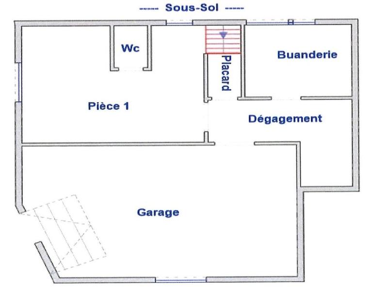 Maison - 60 m² - 3 pièces