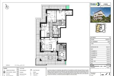 Appartement - 95 m² - 4 pièces