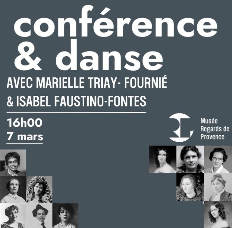 Conférence théâtralisée de Marielle Triay-Fournié &amp; danse  d’Isabel Faustino-Fontes sur « Femmes invisibilisées : le génie oublié révélé »