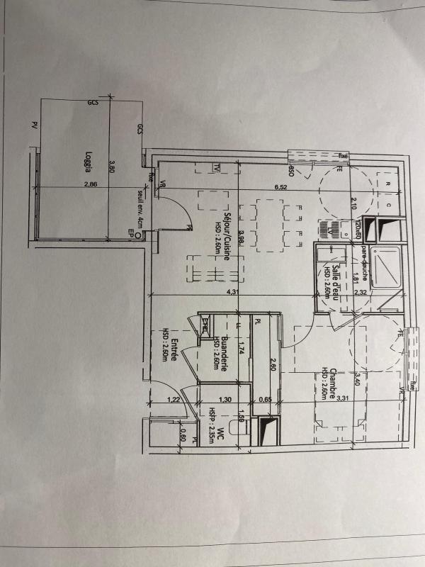 Appartement - 46 m² - 1 pièce