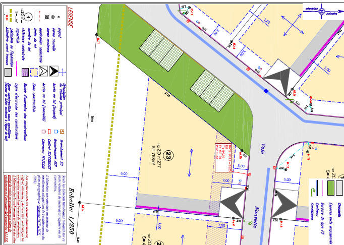 Terrain constructible - 768 m²