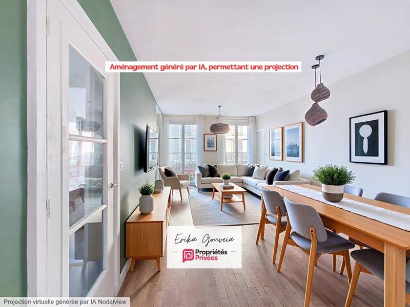 Appartement - 99 m² - 5 pièces