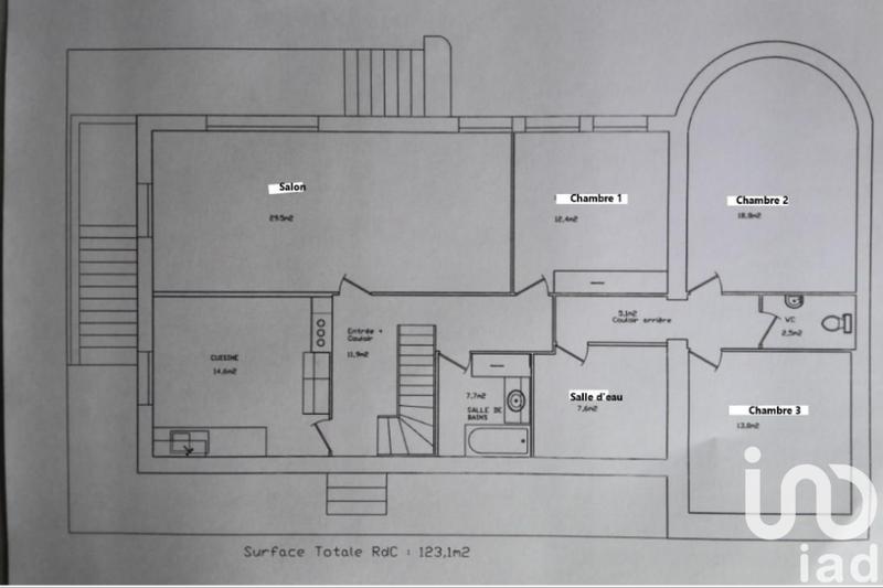 Maison - 184 m² - 7 pièces