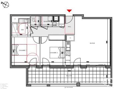Appartement - 70 m² - 3 pièces