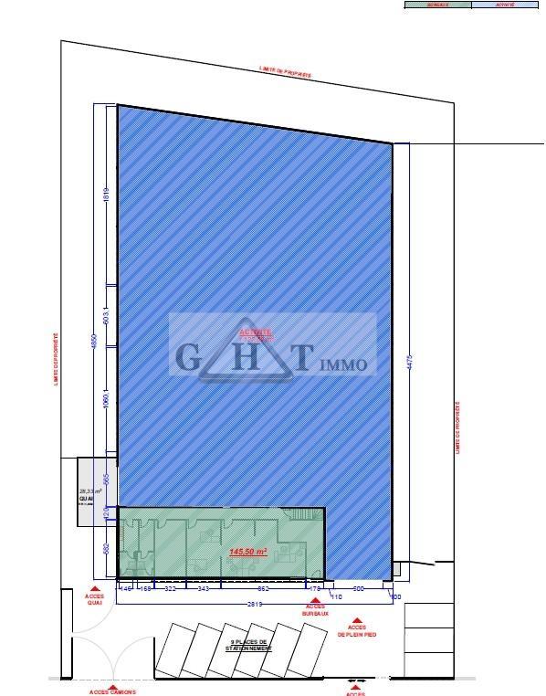 Entrepôt - 1 898 m²