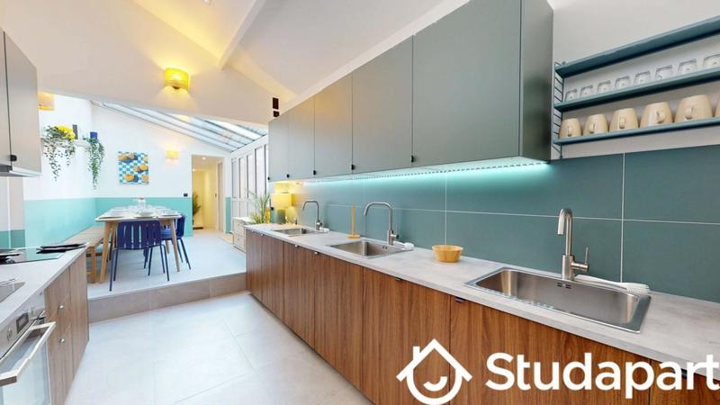 Chambre - 12 m² - 1 pièce