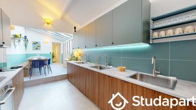 Chambre - 12 m² - 1 pièce