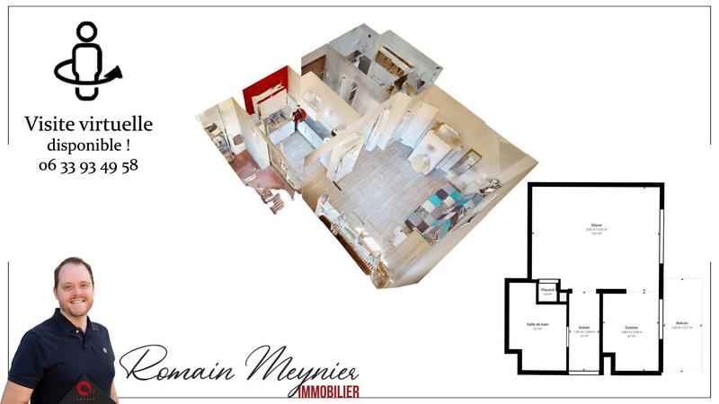 Appartement - 27 m² - 1 pièce