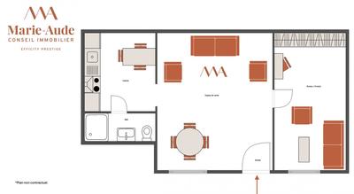 Bureau - 40 m² - 2 pièces