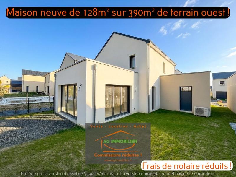 Maison contemporaine - 128 m² - 6 pièces