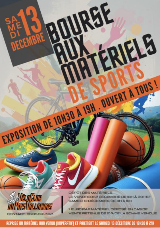 Bourse aux matériels de sports