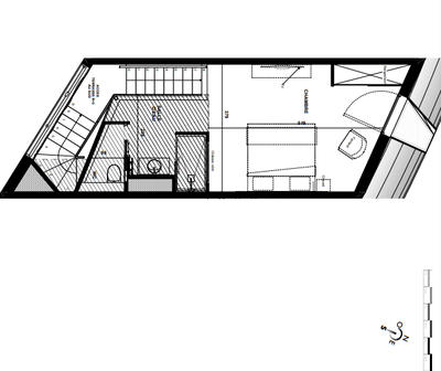 Appartement - 56 m² - 2 pièces