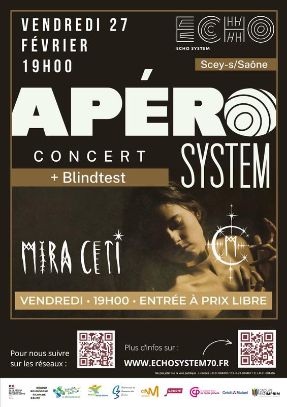 Apéro System : Blindtest + concert Mira Ceti
