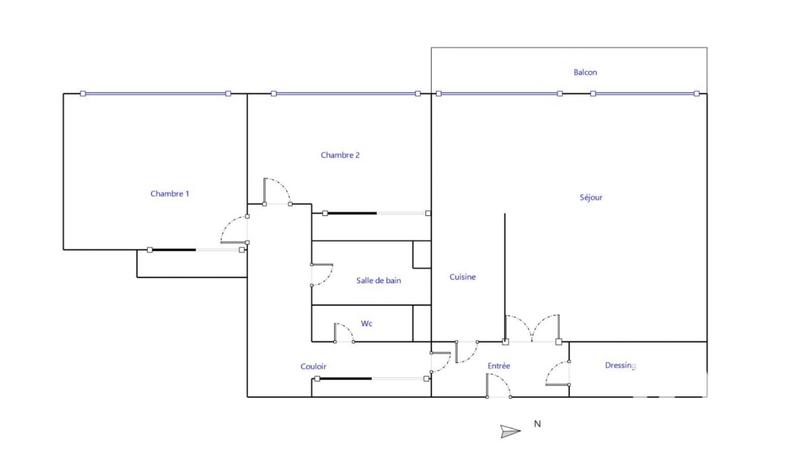 Appartement - 76 m² - 3 pièces