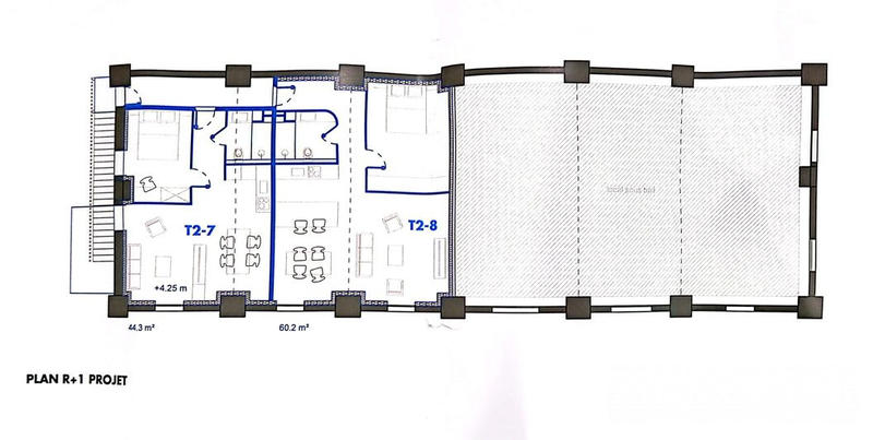 Appartement - 29 m² - 2 pièces